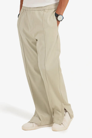 zara interlock zipper pants