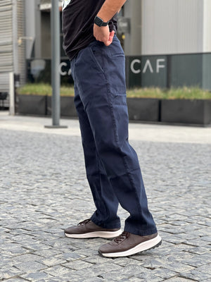zara canvas straight trouser