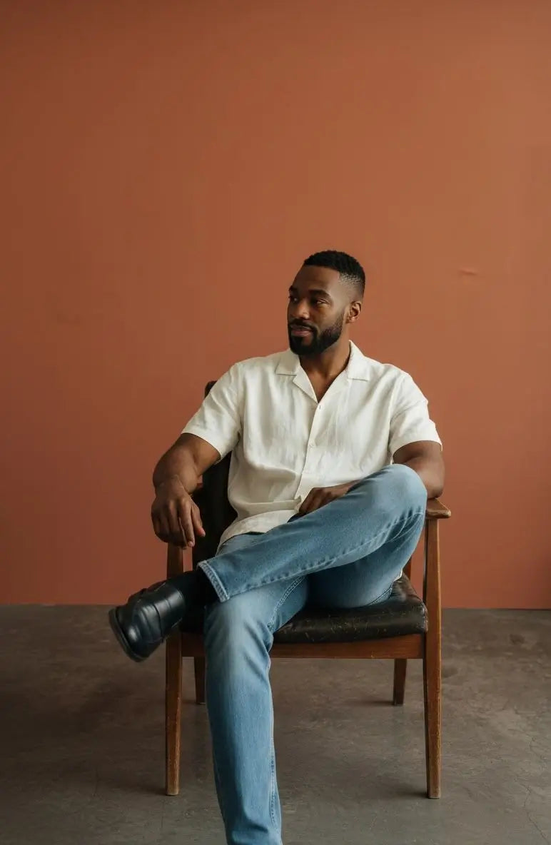 zara linen blend shirt