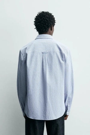 ZARA Striped Relaxed Fit Shirt
