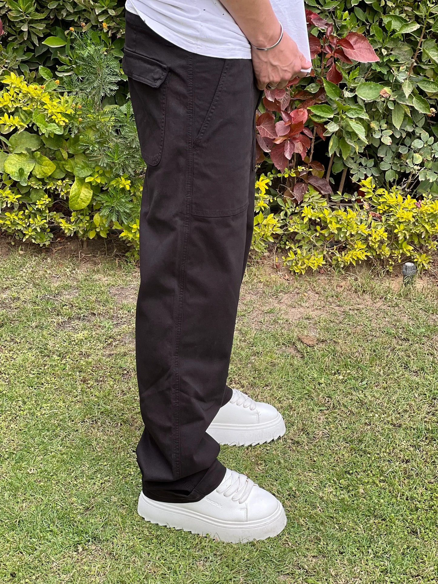 ZARA FADED STRAIGHT LEG TROUSER