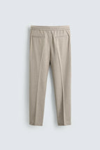 ZARA COMFORT JOGGER WAIST TROUSERS