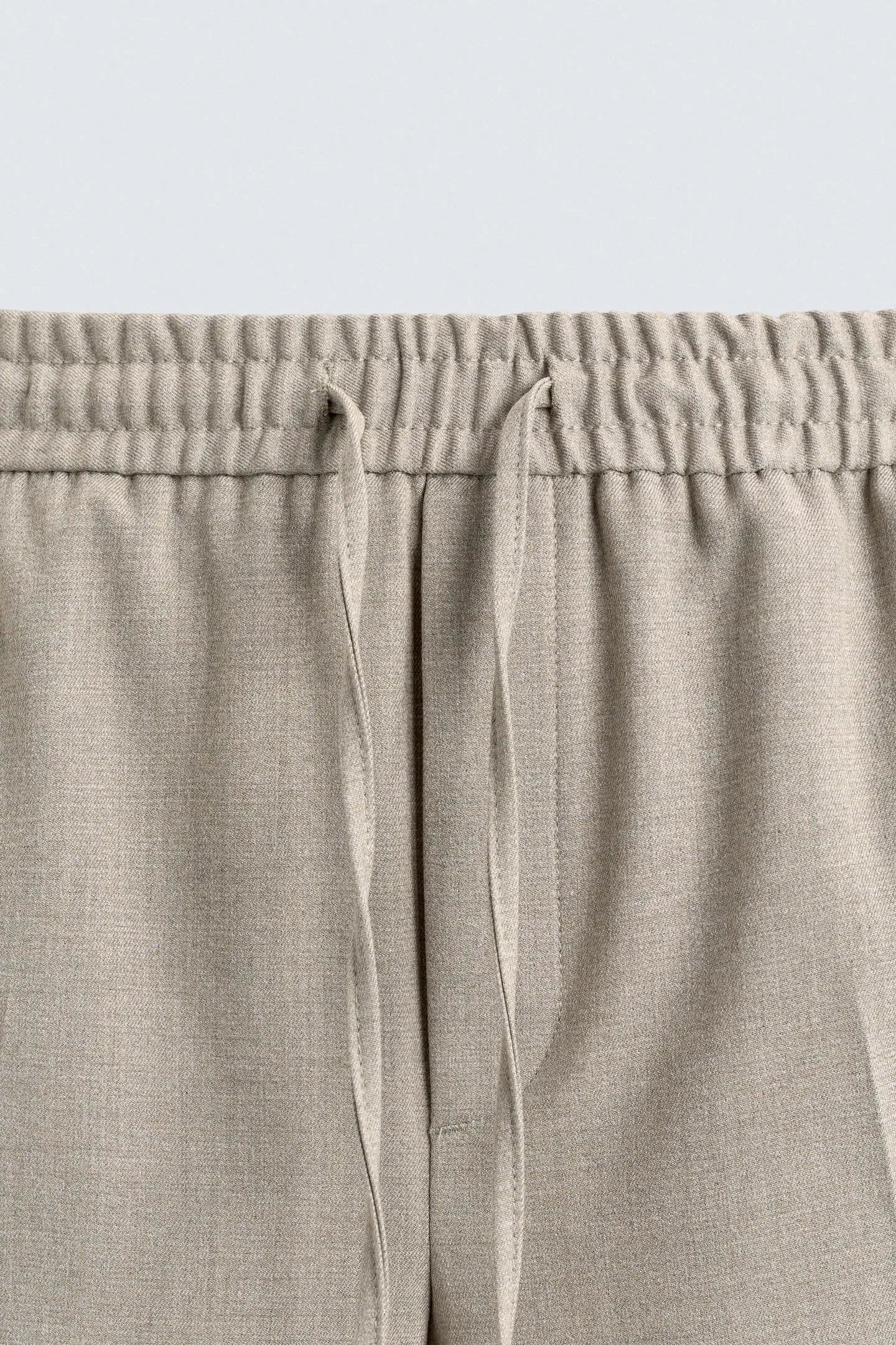 zara comfort jogger waist trousers