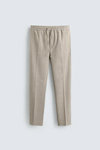 ZARA COMFORT JOGGER WAIST TROUSERS