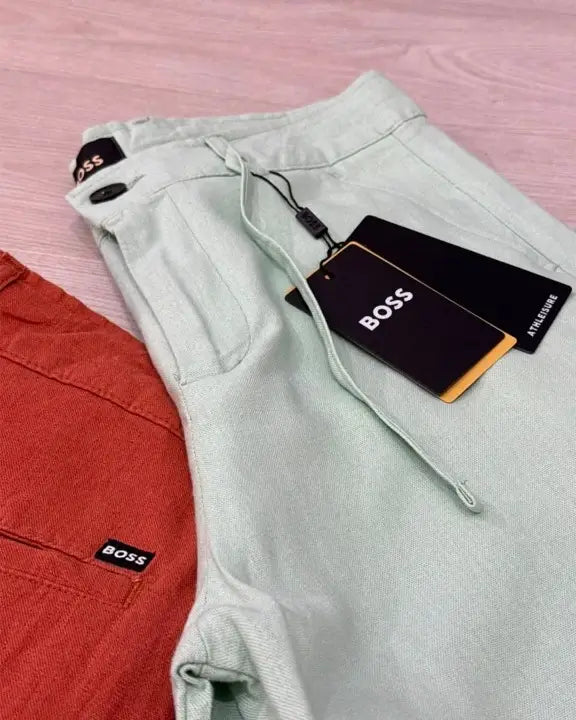 HUGO Men's Premium Cotton Shorts – Casual Summer Fit