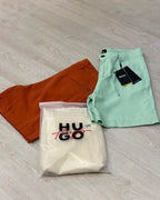 HUGO Men's Premium Cotton Shorts – Casual Summer Fit