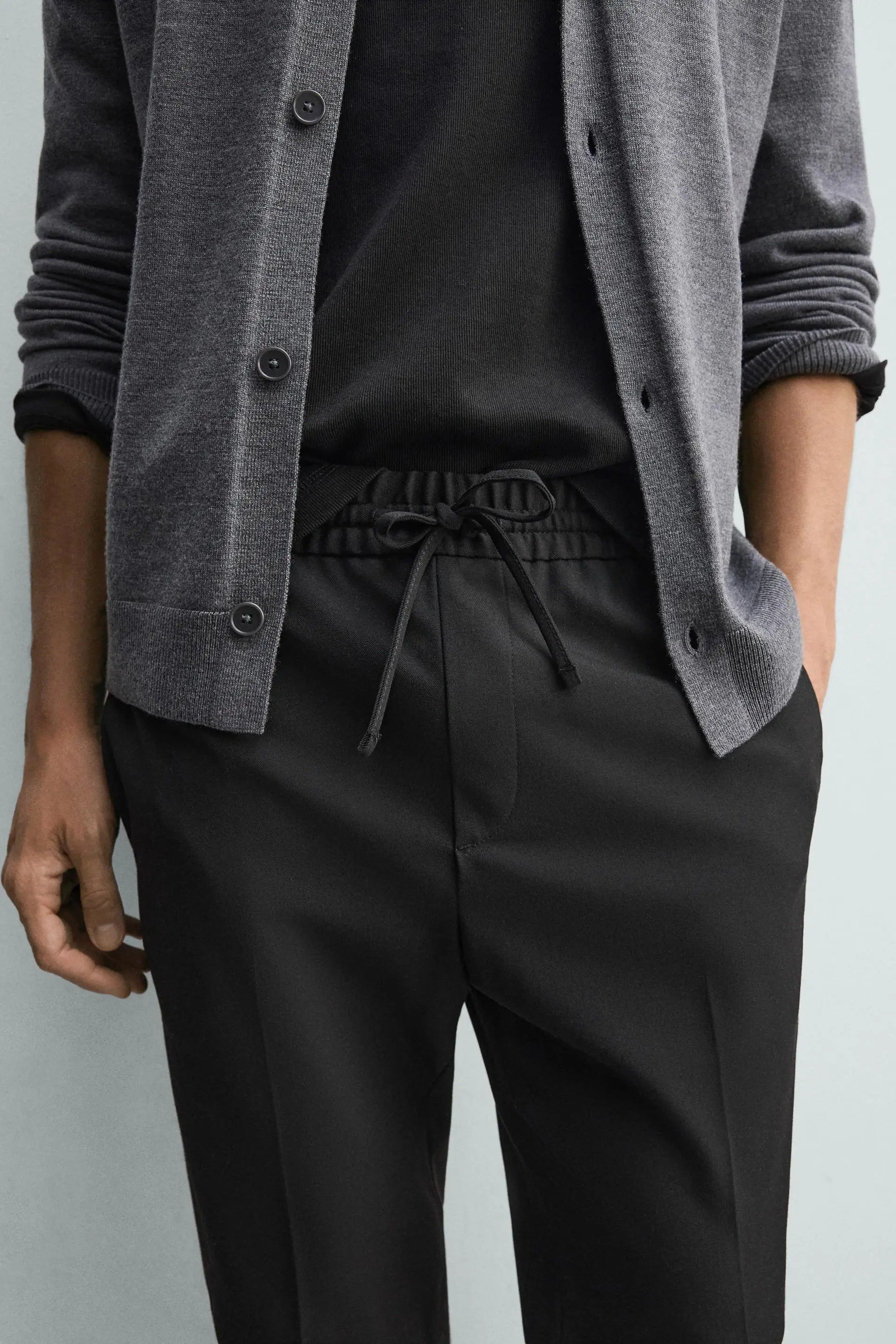 ZARA COMFORT JOGGER WAIST TROUSERS