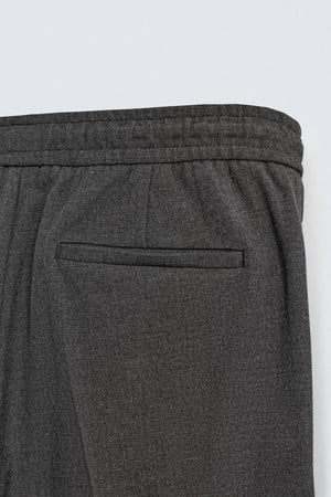 zara comfort jogger waist trousers