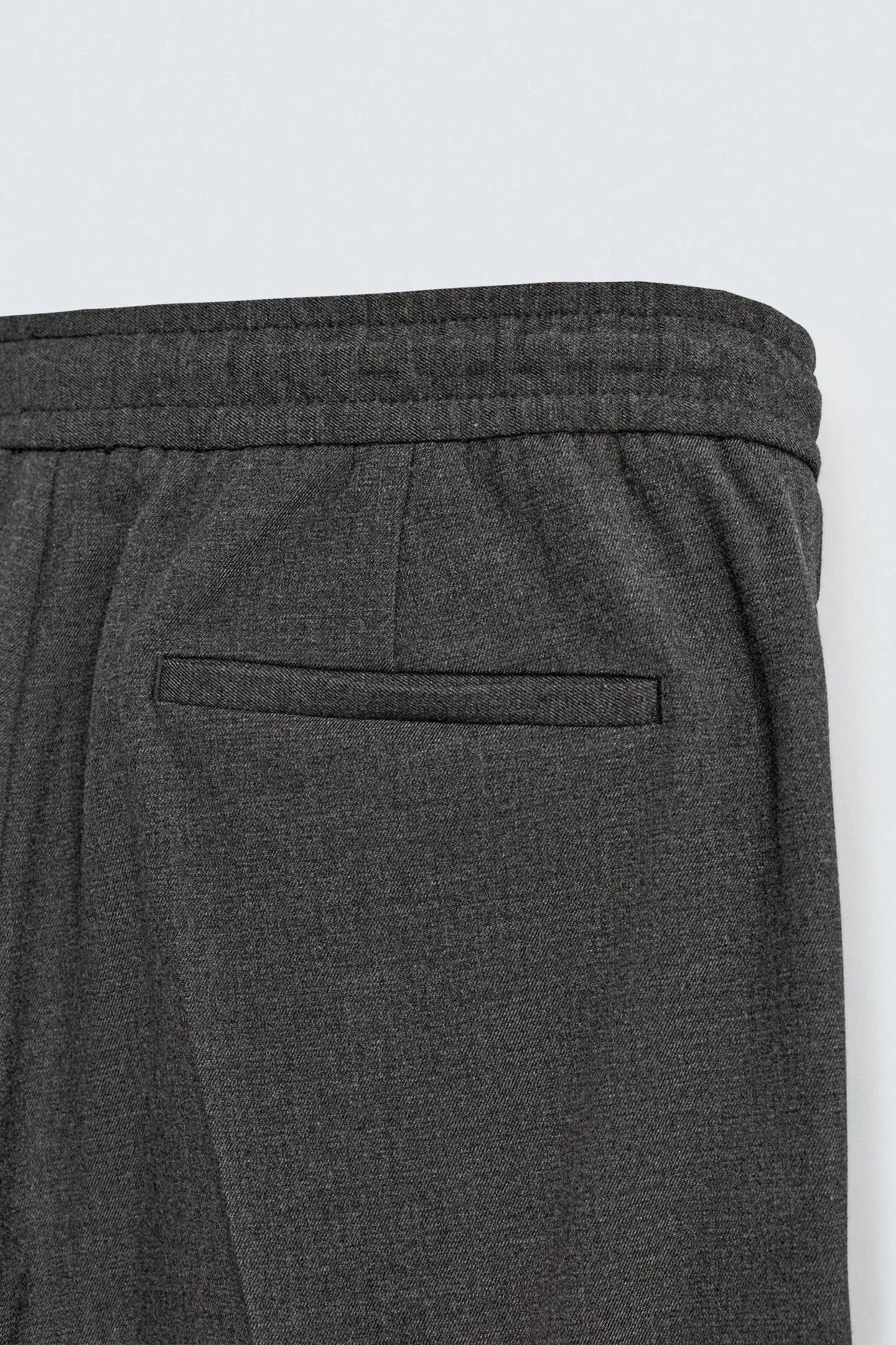 zara comfort jogger waist trousers