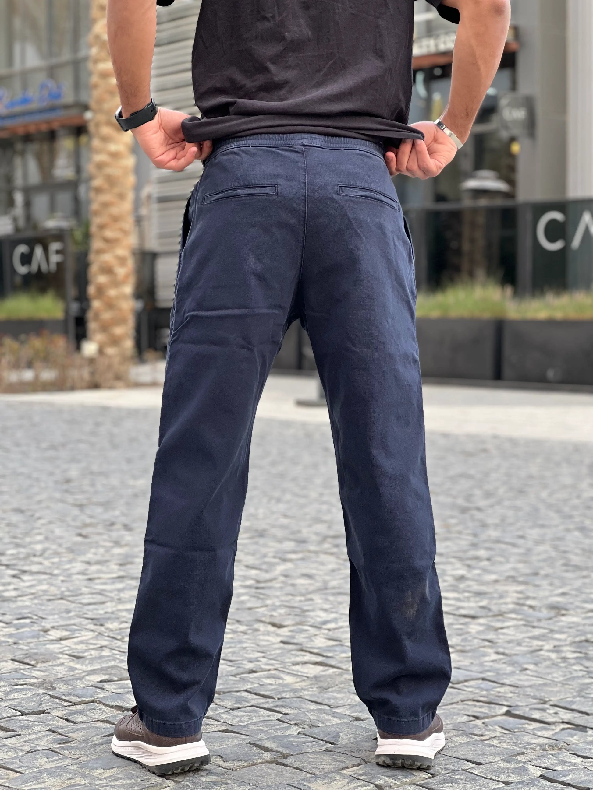 ZARA CANVAS STRAIGHT TROUSER
