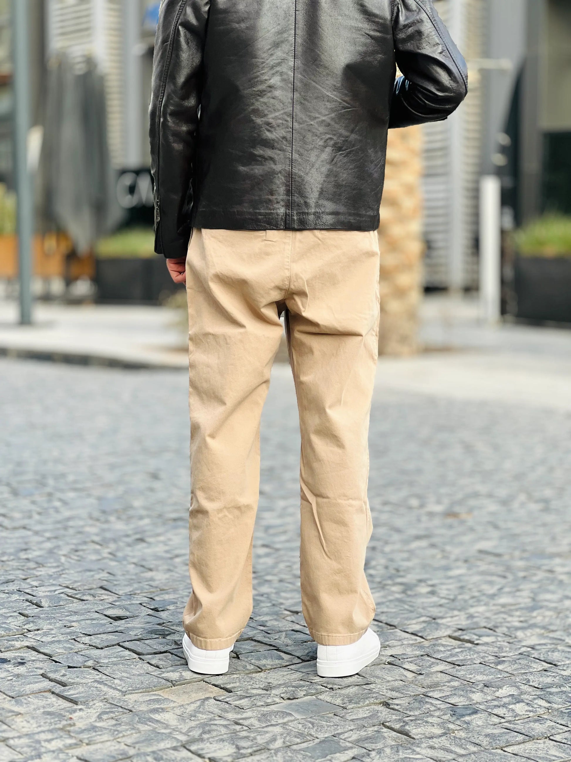 ZARA CANVAS STRAIGHT TROUSER