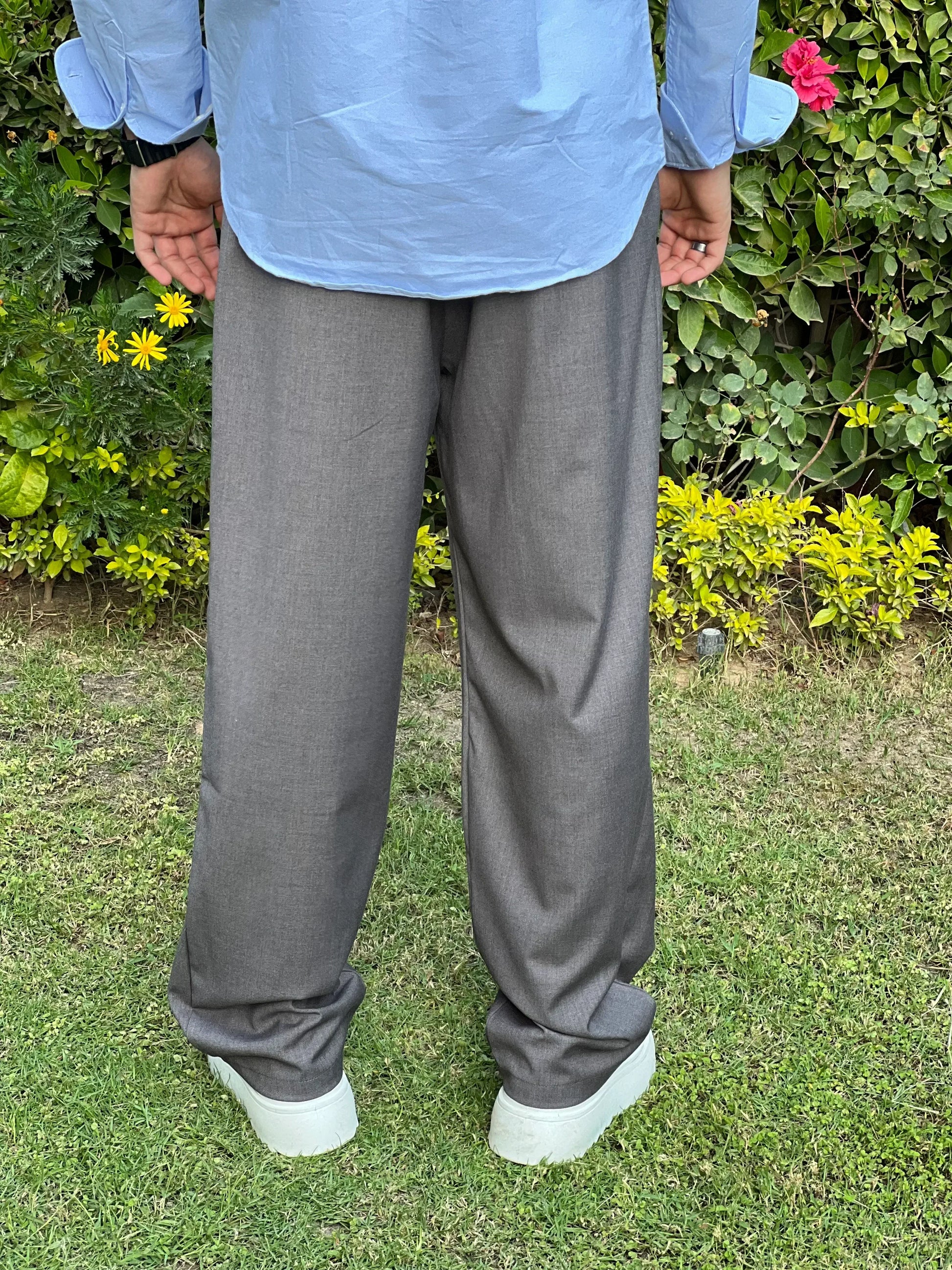 ZARA CLASSIC WIDE LEG TROUSERS