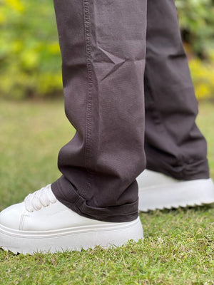 zara faded straight leg trouser