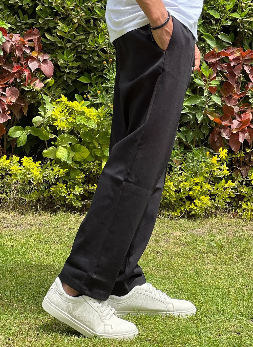 ZARA RELAXED INTERLOCK JOGGING PANTS