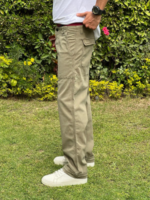 zara faded straight leg trouser