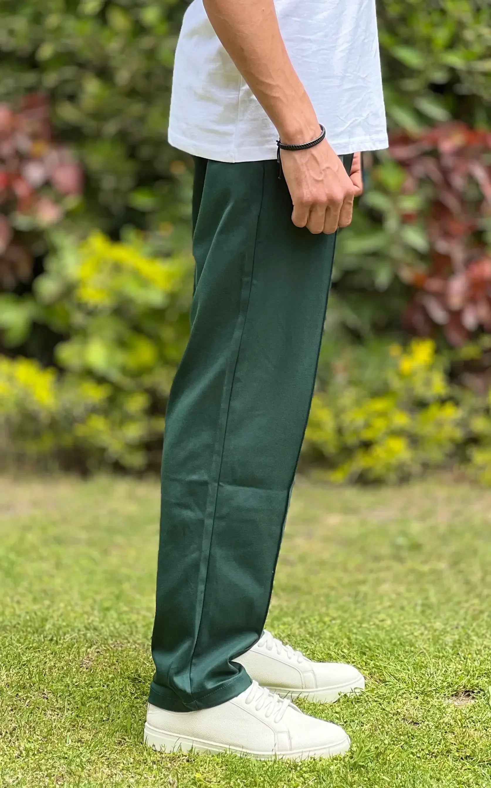 zara relaxed interlock jogging pants