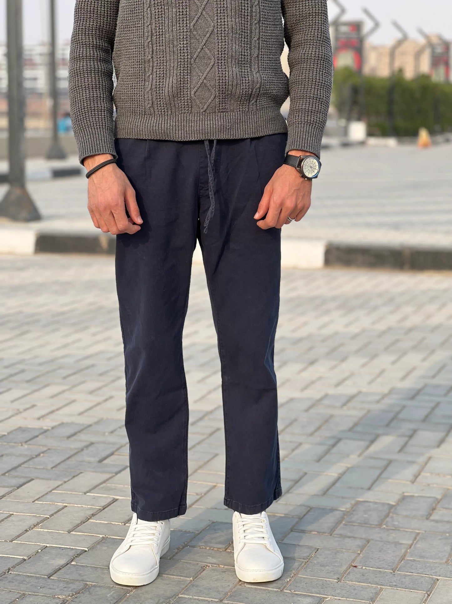 ZARA CANVAS STRAIGHT TROUSER