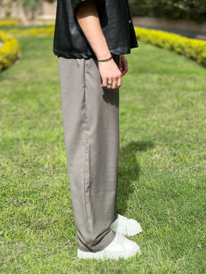 zara classic wide leg trousers