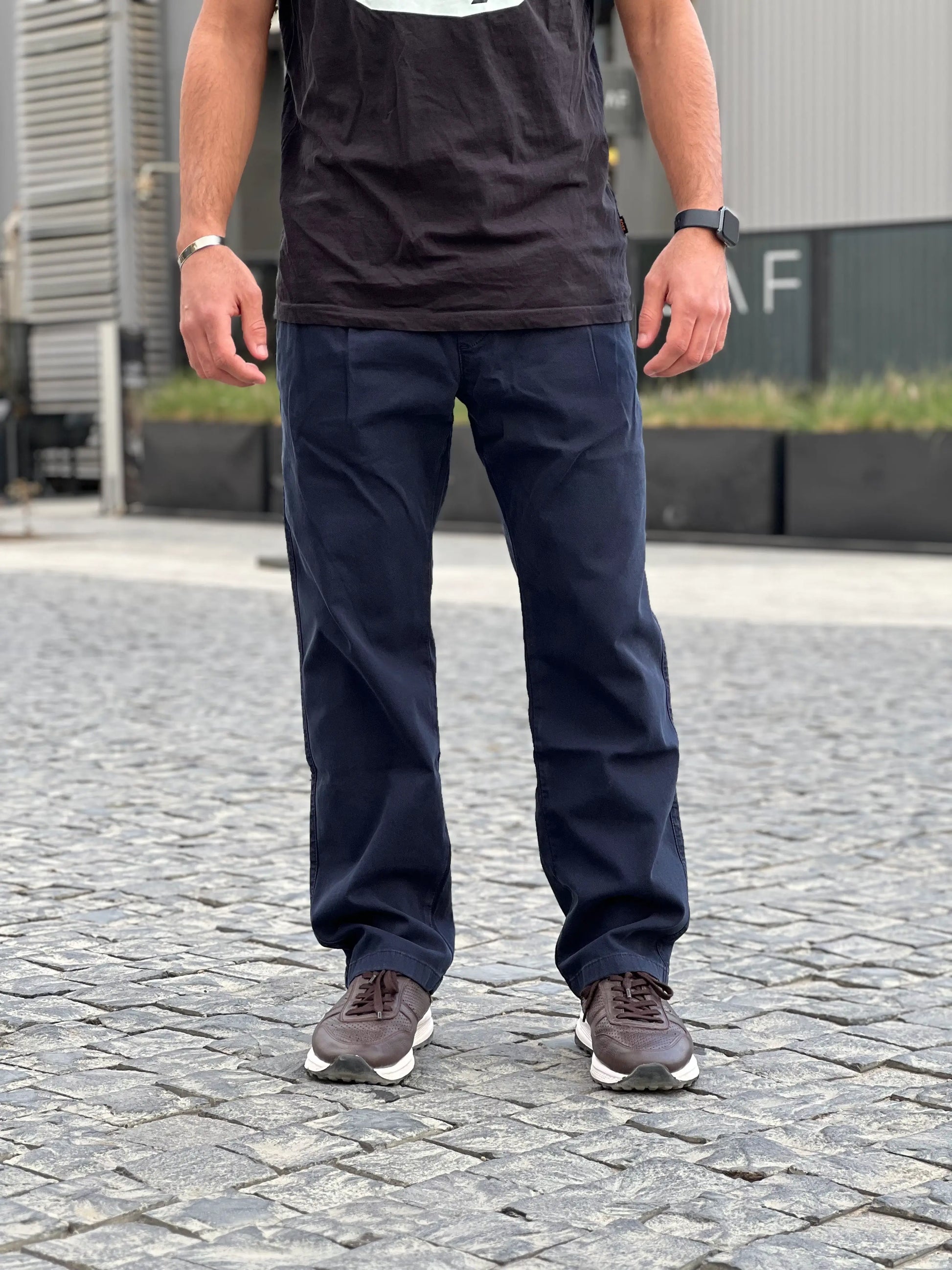 ZARA CANVAS STRAIGHT TROUSER