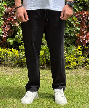 zara relaxed interlock jogging pants