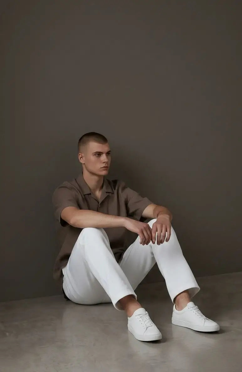 Zara Short Sleeve Linen-Cotton Shirt