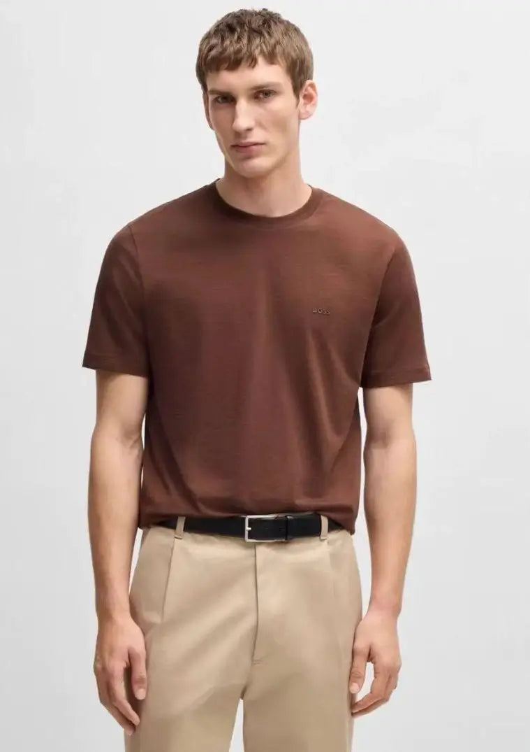 boss regular fit cotton t-shirt