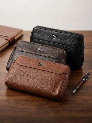 Classic Leather Crossbody Bag