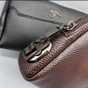 Classic Leather Crossbody Bag