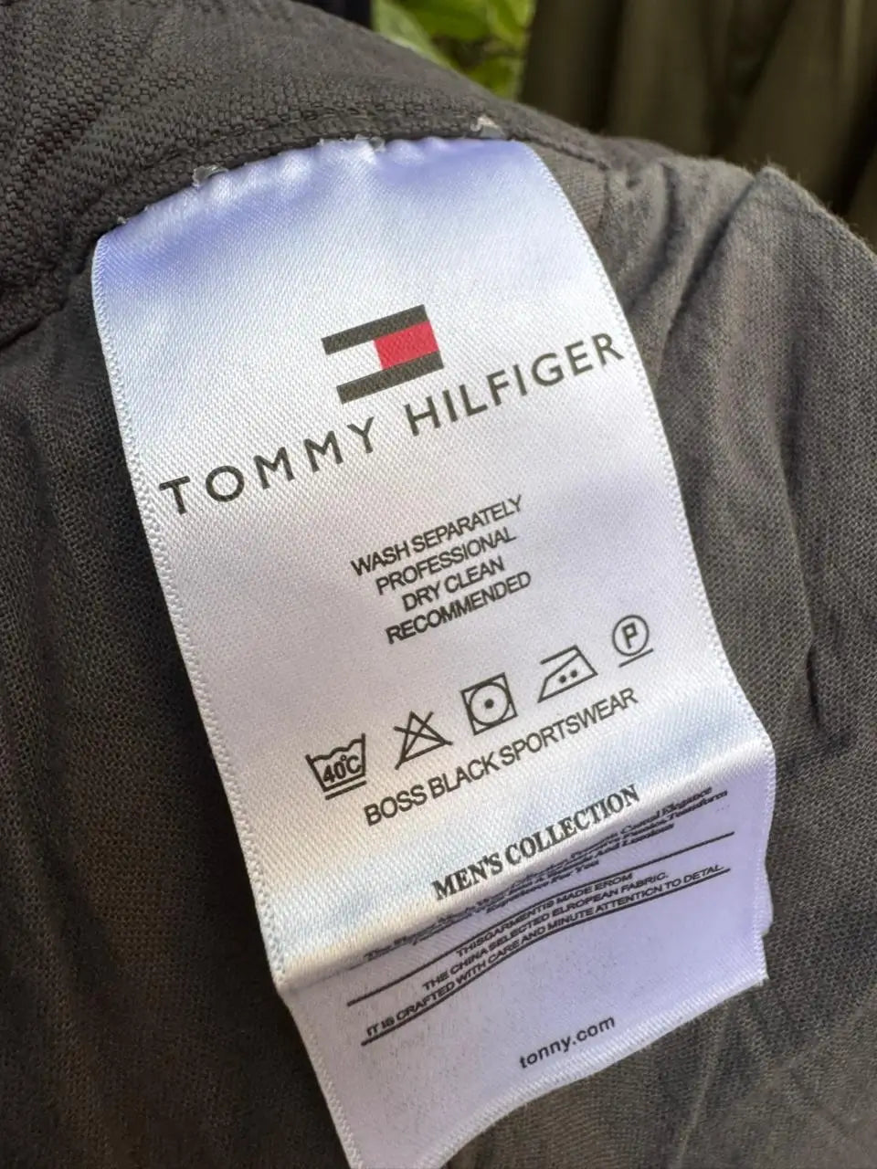 tommy halfiger canvas trouser